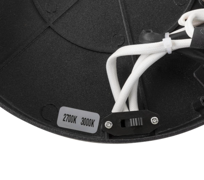 Plafonnier LED Design Noir Mat