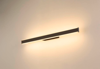 Applique Murale Linéaire LED Noire – Design Minimaliste Moderne