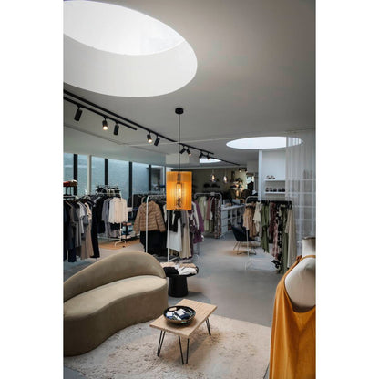 Suspension Bois Naturel Cylindrique