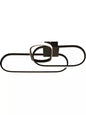 Plafonnier Clip Noir Triple Boucle