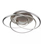 Plafonnier Magic Argent Satiné 3 Anneaux
