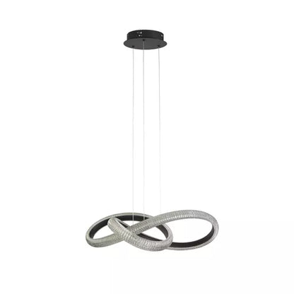 Suspension LED Lux & Belle Noir et Cristal Acrylique - vue 2