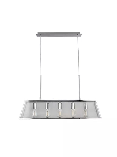 Suspension Voyager chrome - vue detail