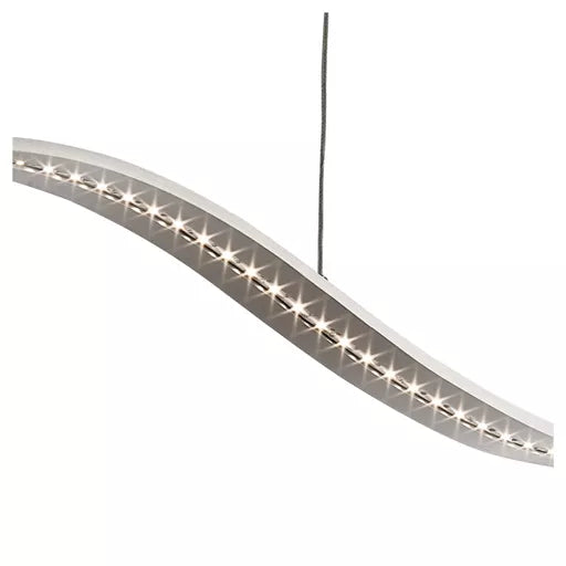Suspension Wing argent - vue detail