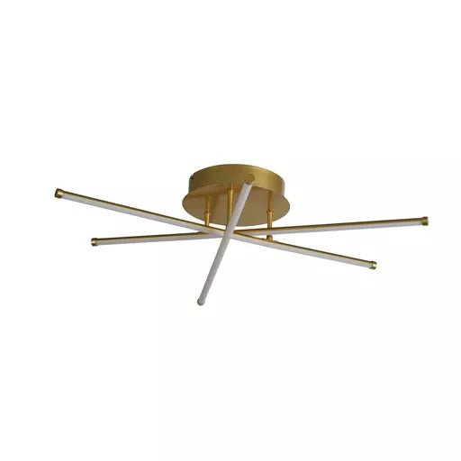 Plafonnier Lux & Belle Or et Barres Ajustables - vue 2