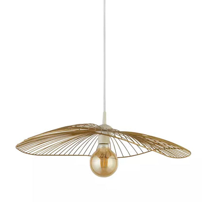 Suspension Wave doree - vue detail