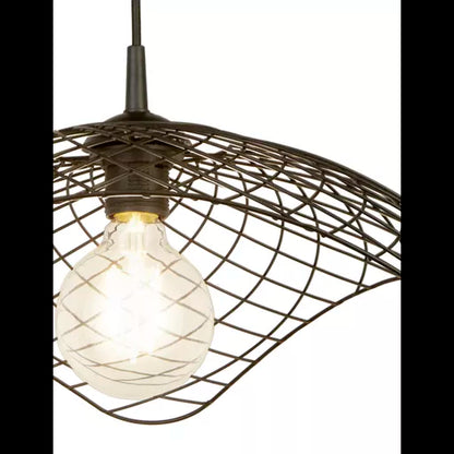 Suspension Parachute noire - vue detail
