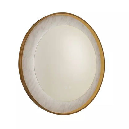 Miroir LED Luxo Or Effet Marbre - vue 2
