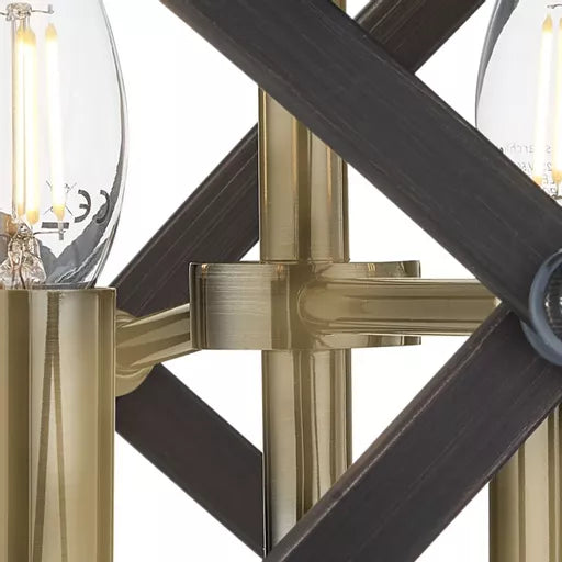 Plafonnier Hoopla Bronze 4 Lumières - vue 2