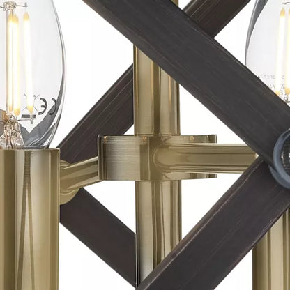 Plafonnier Hoopla Bronze 4 Lumières - vue 2