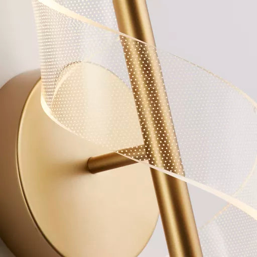 Applique LED Lux Belle doree - vue de profil