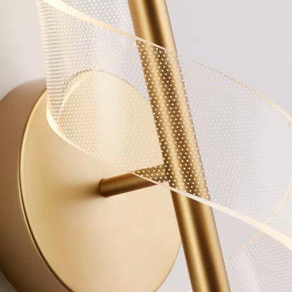 Applique LED Lux Belle doree - vue de profil