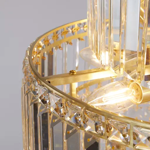 Suspension d'Escalier Lux & Belle 19 Lumières Laiton Satiné - vue 3