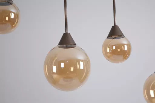 Suspension Opus Lux bronze - vue de profil