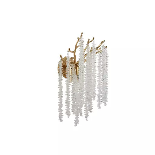 Applique Lux Belle doree - vue detail cristal