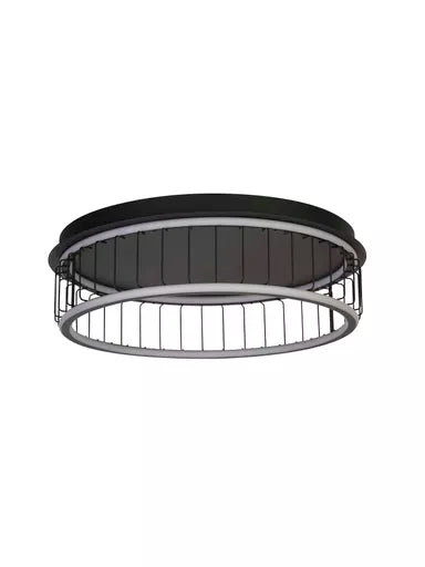 Plafonnier Circolo Cage Noir et Blanc - vue 2