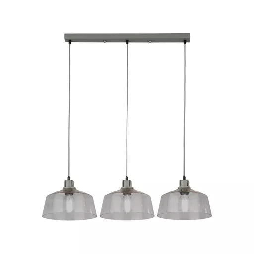 Suspension Odeon gris - vue détail