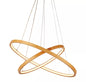 Suspension Eternity bambou naturel et dore