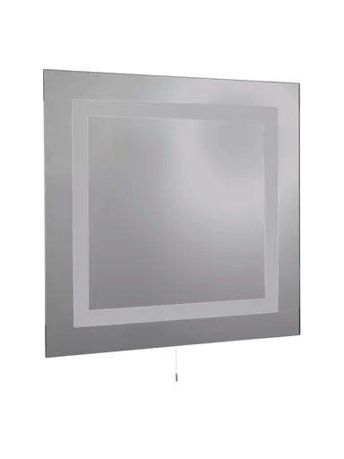Miroir LED rectangulaire - vue detail eclairage
