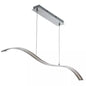 Suspension barre Wing argent satine