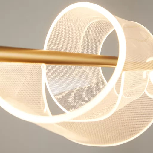 Suspension Lux Belle doree - vue de profil