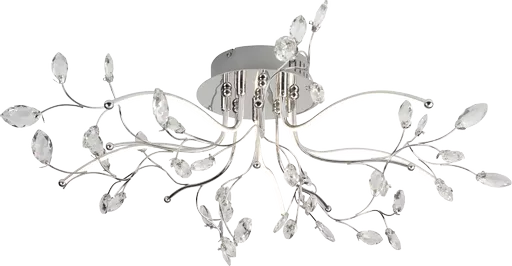 Plafonnier Willow Chrome 5 Lumières